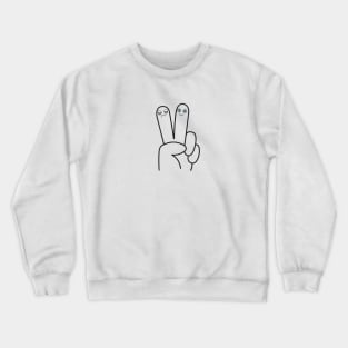 GESTURE TWO FINGERS Crewneck Sweatshirt